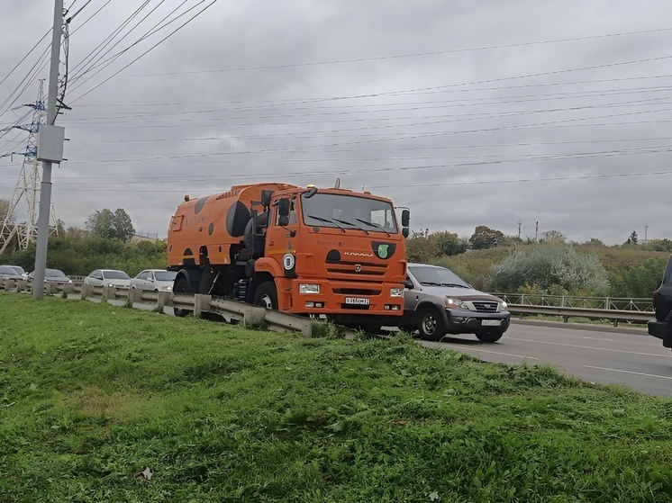 В Туле показали, как город приводят в порядок с техникой и вручную