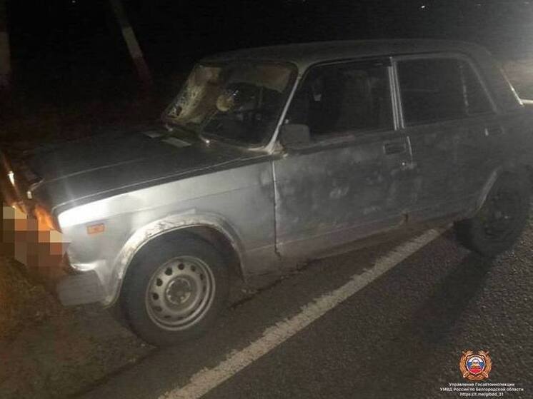 В Ивнянском районе водитель «ВАЗа» сбил 66-летнего мужчину