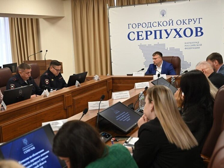 На комиссии по БДД обсудили аварийность на дорогах Серпухова  и подготовку к зиме