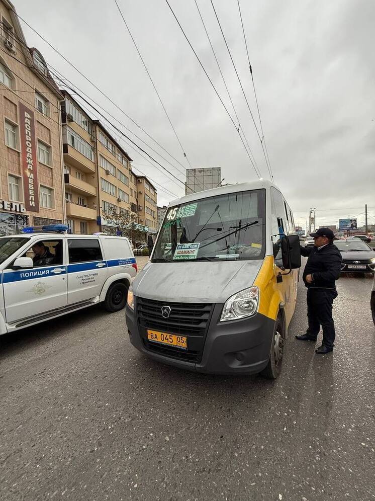 Рейд выявил нарушения в пассажирских перевозках Махачкалы