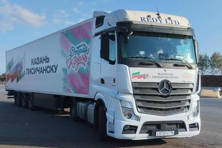 16 тонн гуманитарного груза отправилась из Казани в Лисичанск и Рубежное