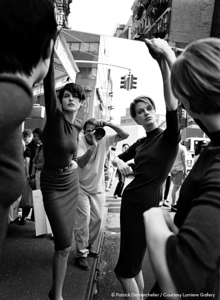 Patrick Demarchelier: Patrick, Stella, and Kristen. Lumiere Gallery Exhibition