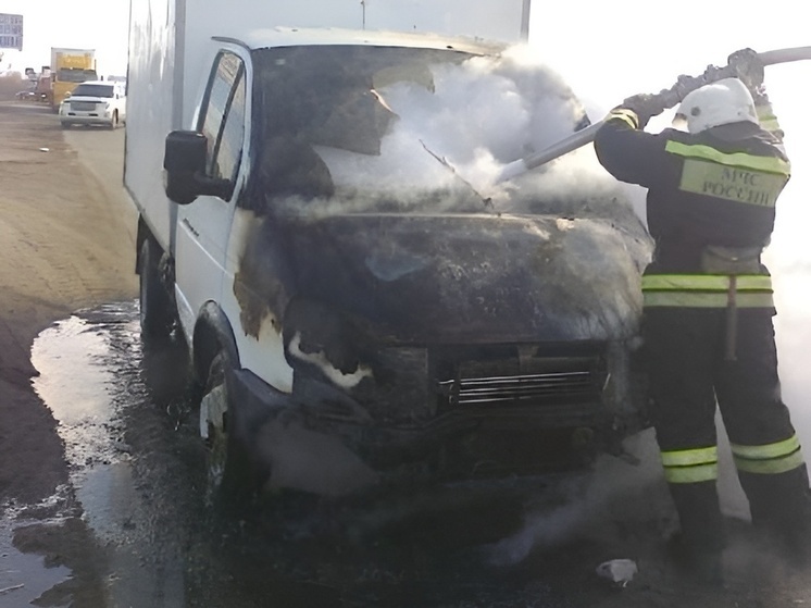 В Новоусманском районе Воронежской области пожар уничтожил «Газель»