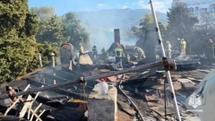 Пожар в многоквартирном доме Ялты полностью ликвидировали