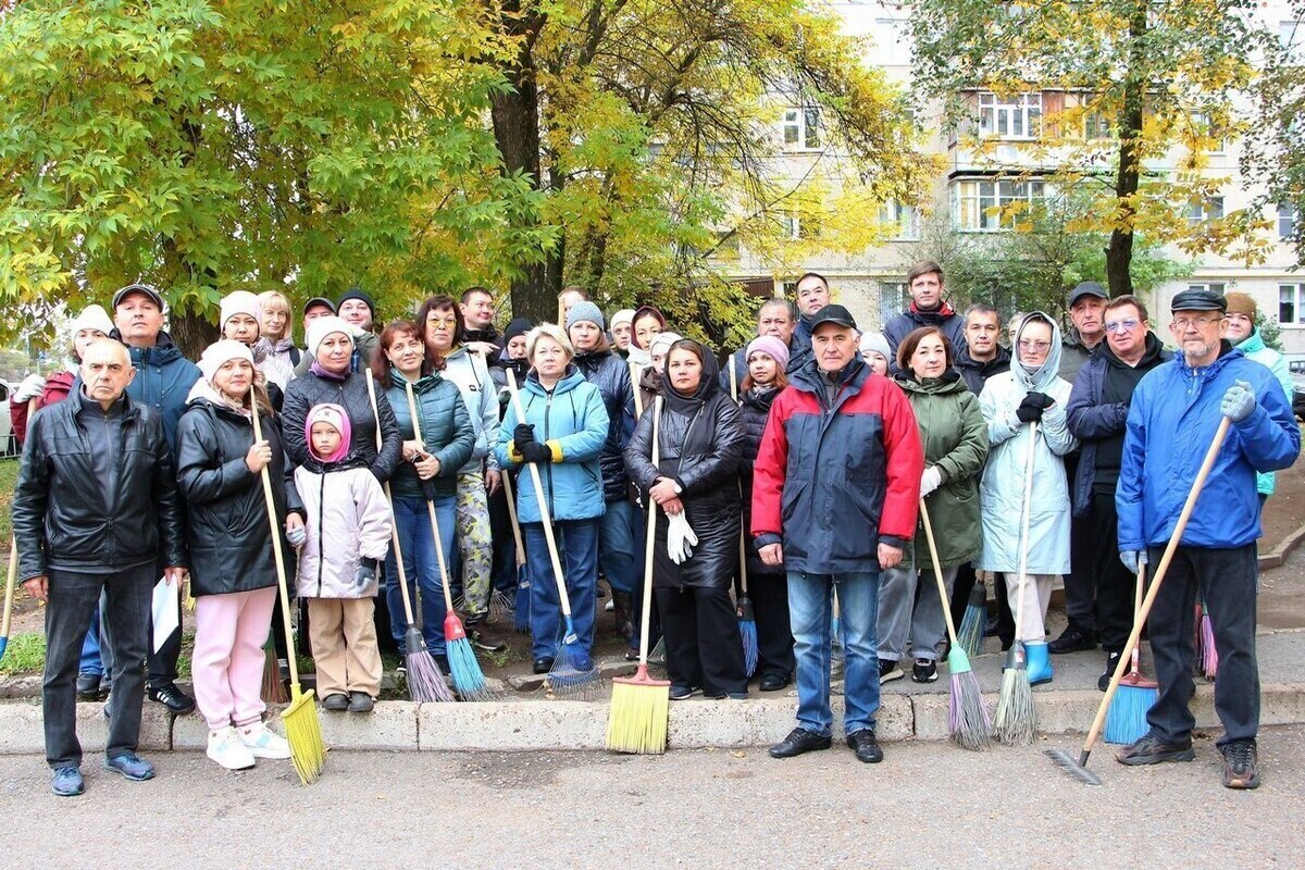 В субботнике в Уфе участвовали более 57 тысяч человек
