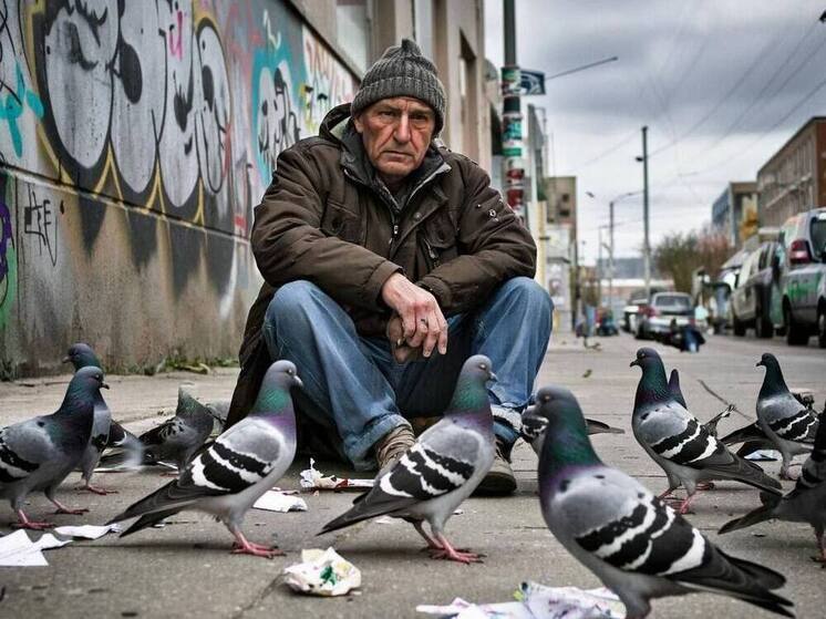 Бездомным могут разрешить стрелять по голубям