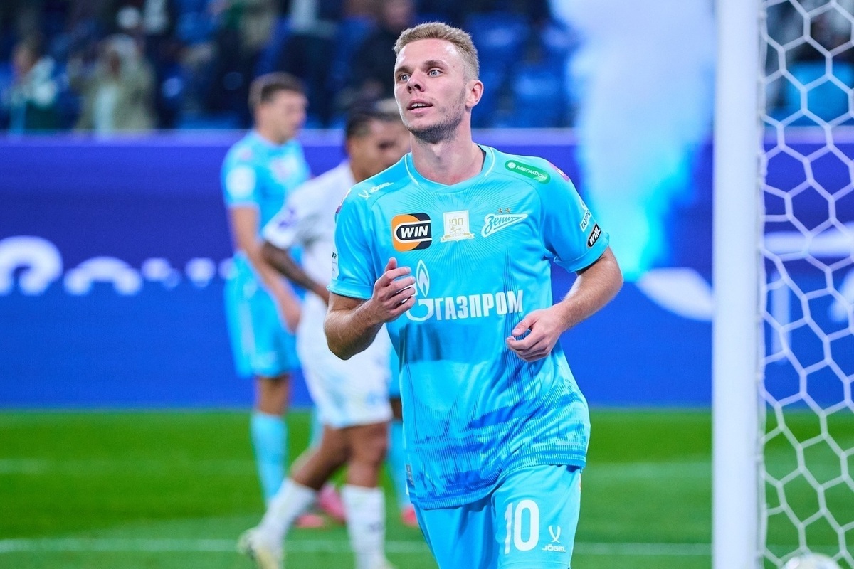 Нападающий «Зенита» Глушенков оформил покер в матче с «Оренбургом»