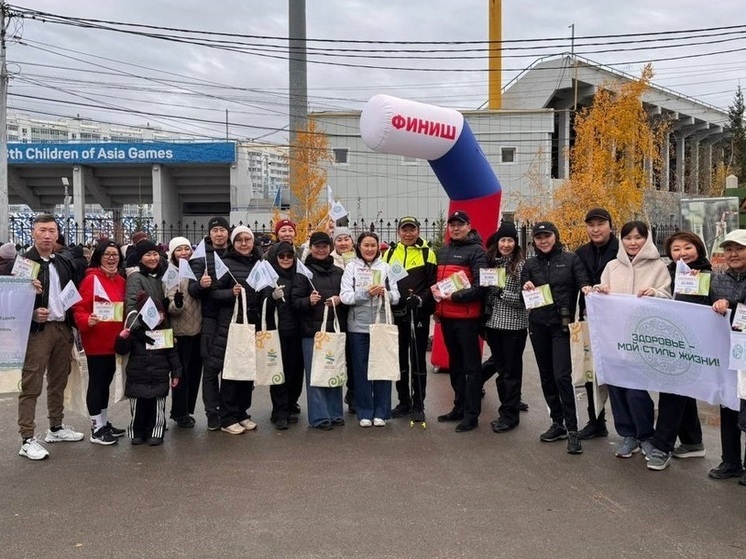 В Якутске прошла Всероссийская акция «10 000 шагов к жизни»