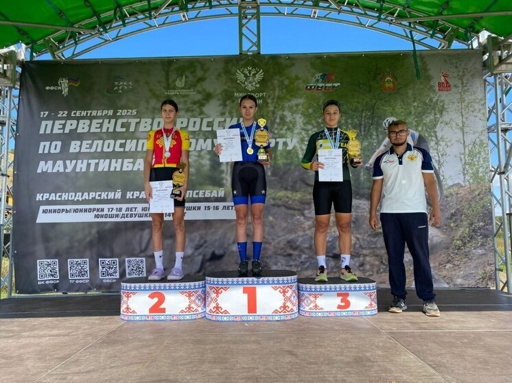 Юные велогонщицы Ставрополя вошли в число лучших спортсменок страны