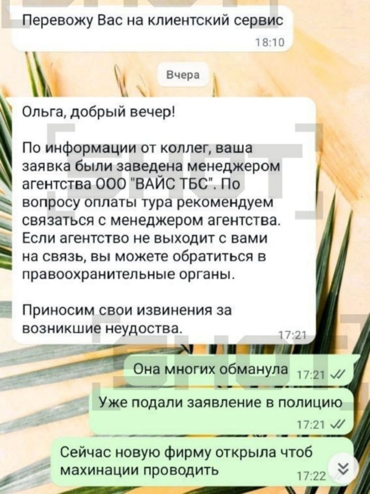 Турагент из Нижнего обманула на миллионы рублей более 10 семей