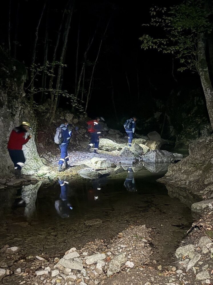 В горах Крыма спасатели более восьми часов искали заблудившуюся туристку