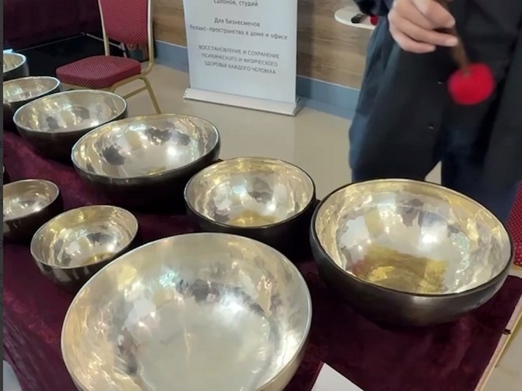 В Элисте представили стенд учебного центра «Healingbowl»