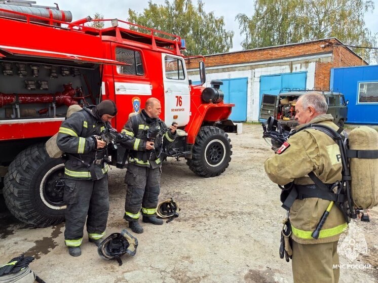В Ясногорске прошли масштабные учения МЧС