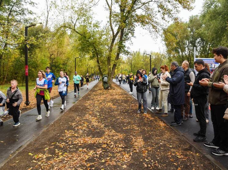В Курске новую трассу на Боевой даче открыли забегом
