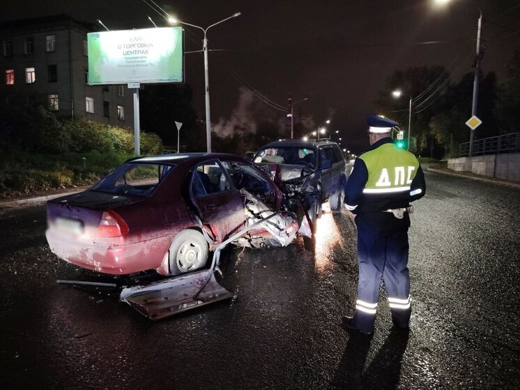 В Томске иномарка вылетела на встречку: есть пострадавший