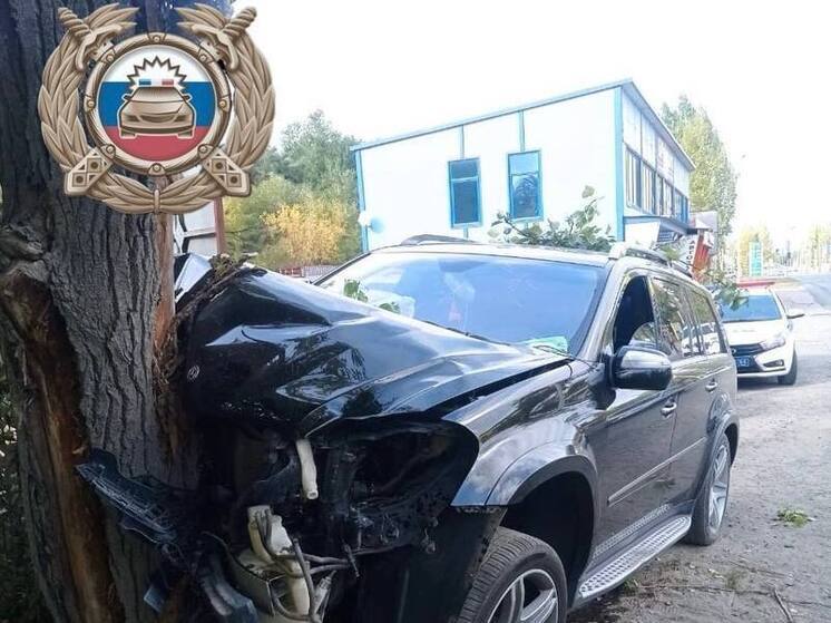 В Балакове иномарка влетела в дерево