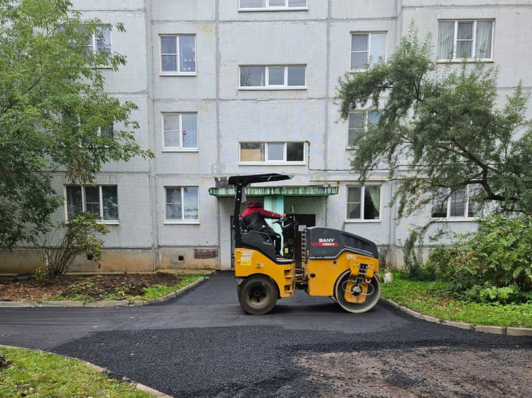 В Чудово на улице Солдатова отремонтировали двор