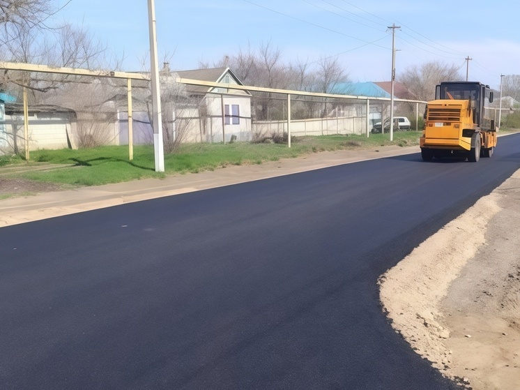 В Советском округе Ставрополья отремонтировали ключевой дорожный участок в селе Нины