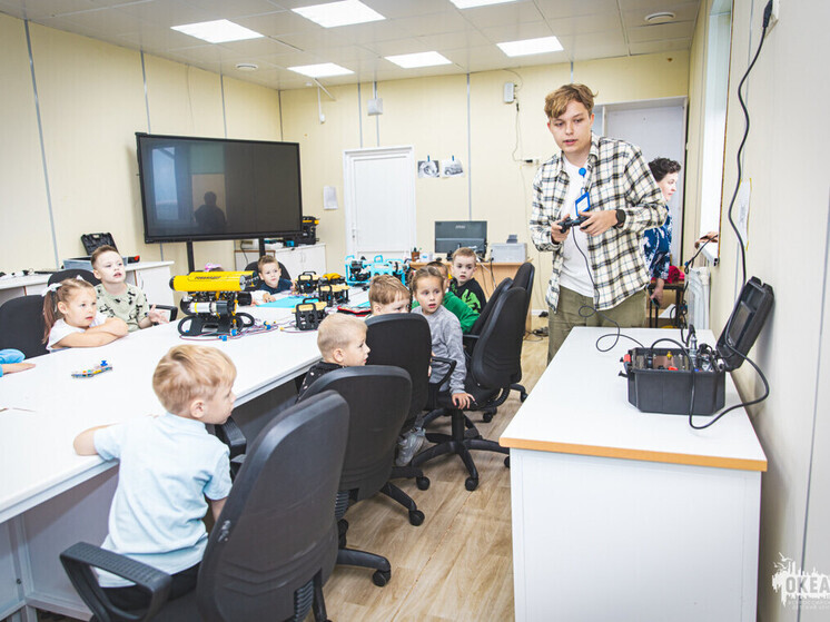 От роботов до морских жителей: первое погружение малышей из детского сада ВДЦ «Океан» в мир экологии