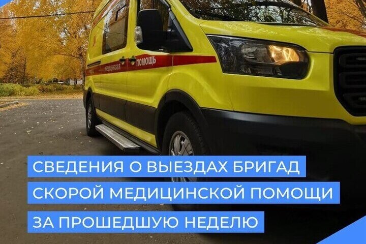 Скорая помощь Чувашии: сколько выездов за неделю и с чем чаще вызывают