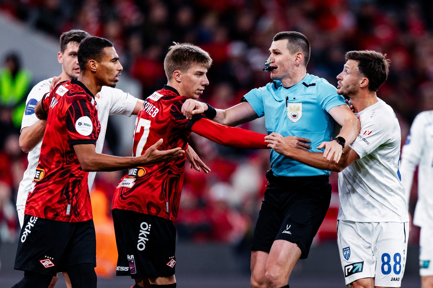 Матч Пари НН против Спартака