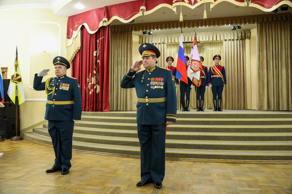 Бригада РХБЗ Курской области награждена орденом Жукова