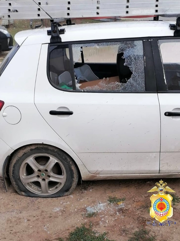 В Калмыкии по горячим следам нашли того, кто повредил авто