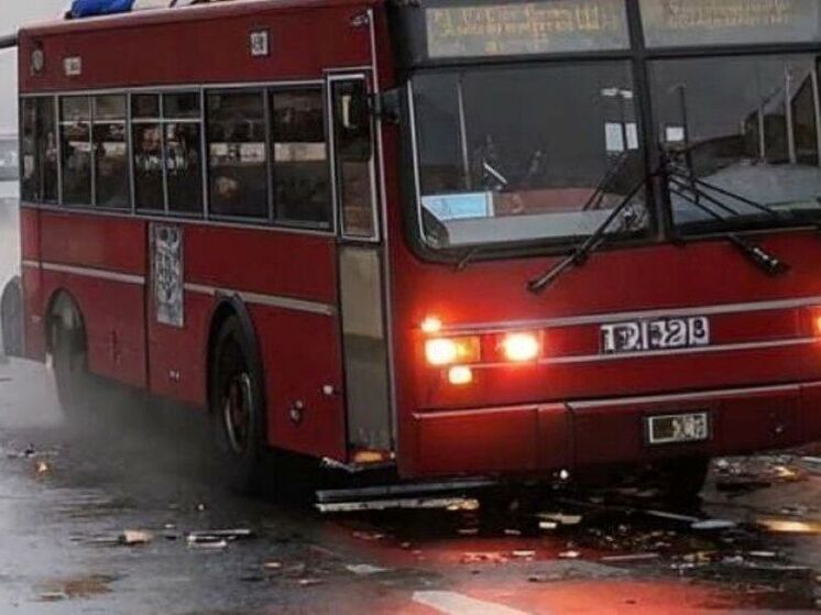 В центре Воронежа столкнулись два автобуса