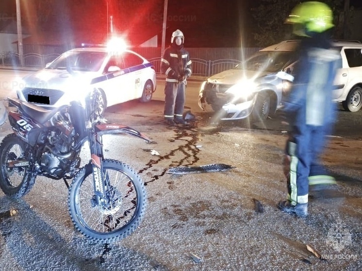 Человек пострадал в ДТП с Largus и питбайком в Калуге