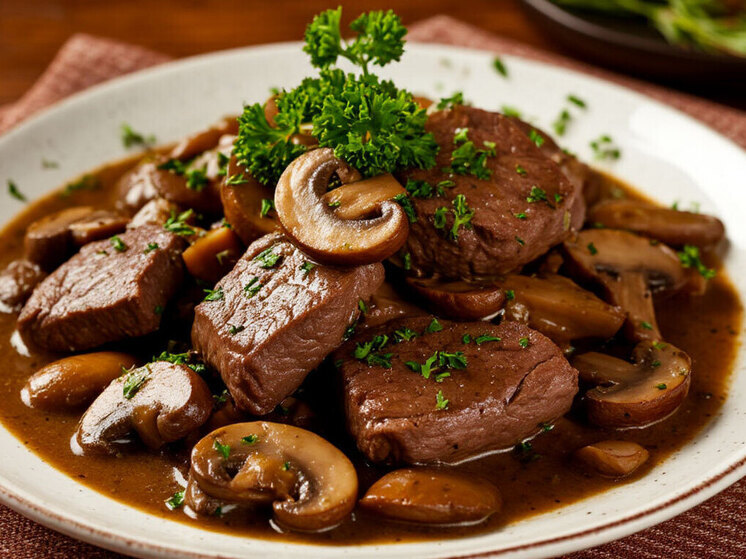 Блюдо дня: рецепт ужина из печени с грибами