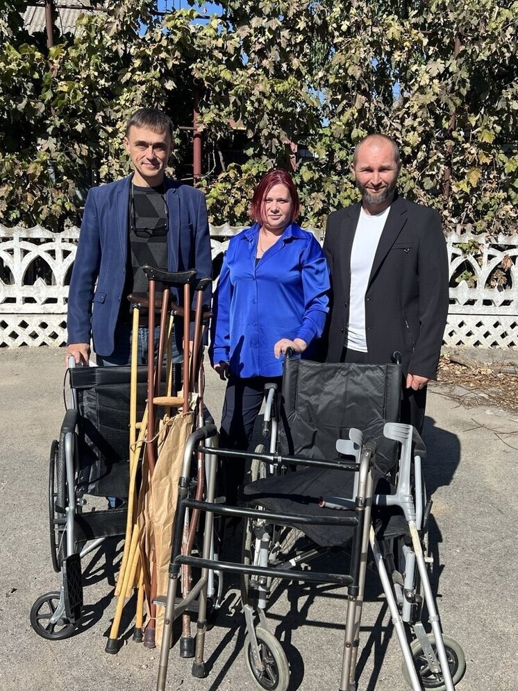 В Каховку Херсонской области прибыл новый гуманитарный конвой