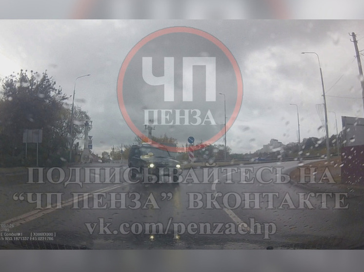 Благодаря посту в соцсетях в Пензенской области наказан водитель за езду по встречной полосе