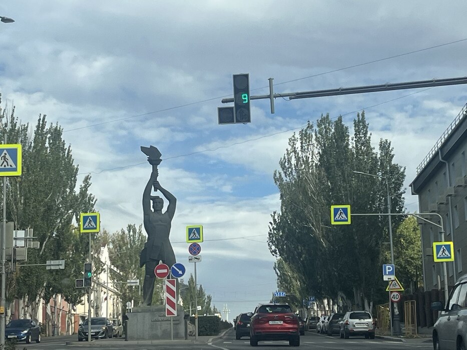 Городской пейзаж Луганска
