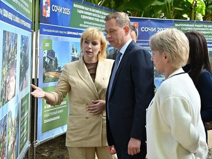 В Сочи началось благоустройство Сада Российско-Японской дружбы за 15 миллионов рублей