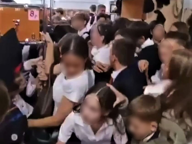 В одной из школ Иркутска произошла массовая давка