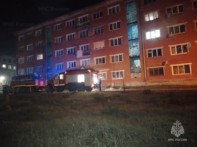 В Меленках произошел пожар на улице Советской