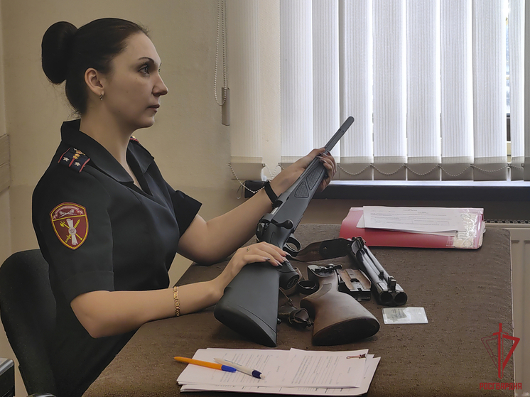 Тульские росгвардейцы за неделю изъяли почти 40 единиц оружия