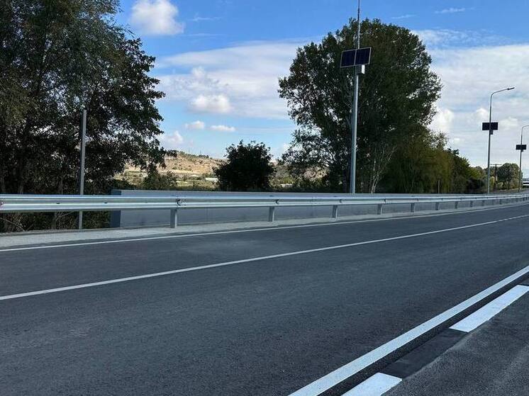 В Бахчисарайском районе отремонтировали участок дороги