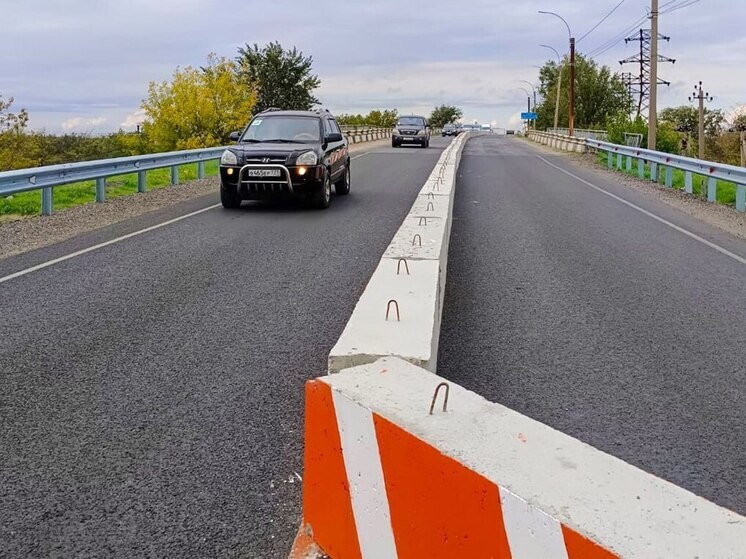 На мосту у села Петровка Красногвардейского района открыли реверсивное движение