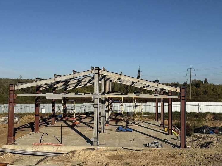 В Бабынине строят новые очистные сооружения