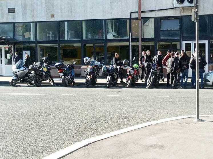 Байкеры собрались у Мосгорсуда в ожидании приговора убийцам их товарища