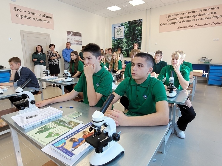 В Шалакушской средней школе открыли профильный «Лесной класс»