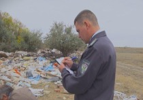 В Приволжском районе Астраханской области арендатор, взявший в пользование сельскохозяйственные земли, допустил грубое нарушение: он организовал на участке несанкционированные свалки