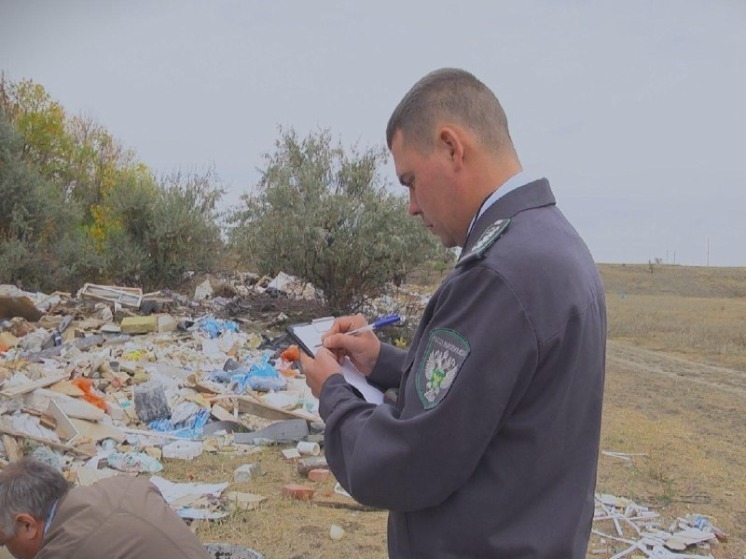 В Астраханской области арендатор превратил поля в свалку
