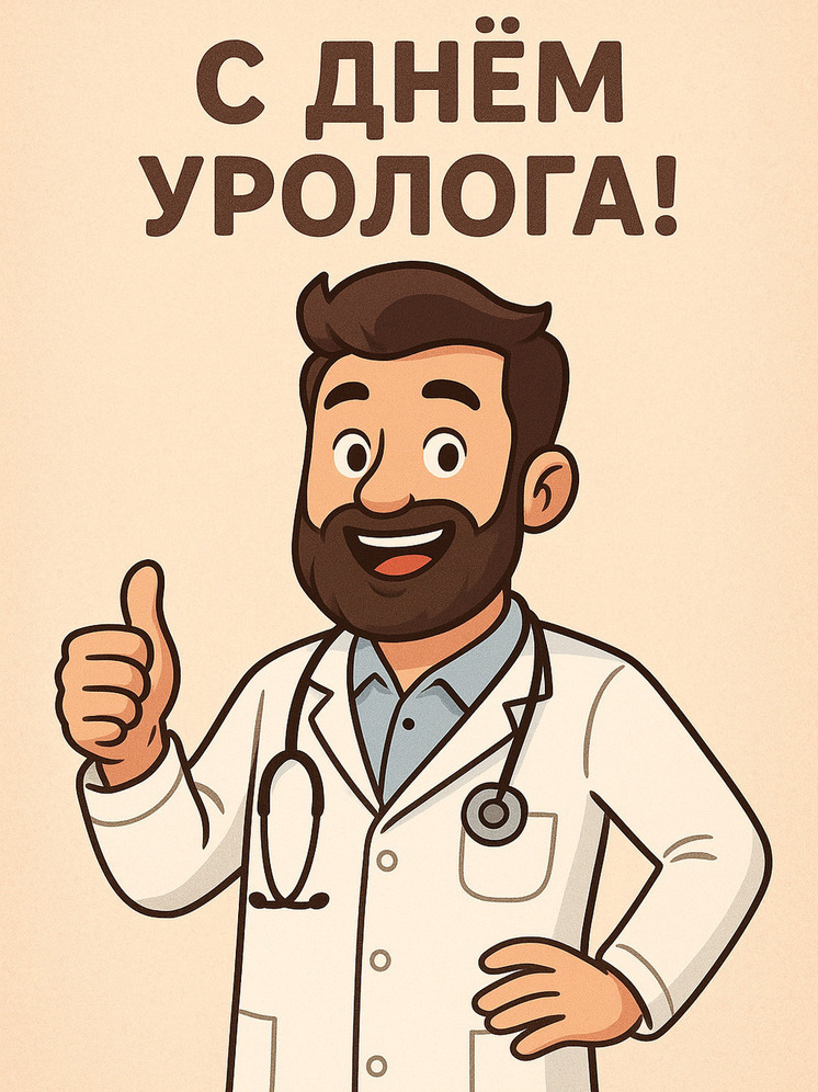 Открытка и поздравления на День уролога