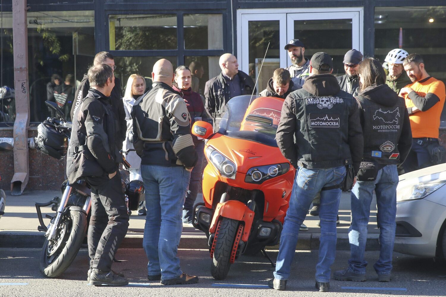 Байкеры на дежурстве