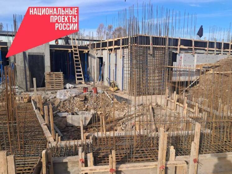 В Закаменском районе Бурятии идёт строительство нового корпуса для центра соцобслуживания