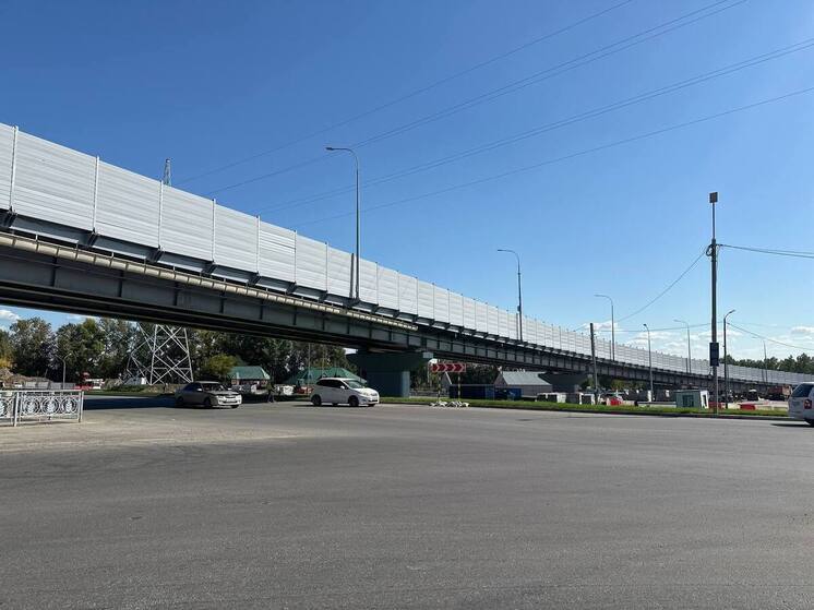 В Барнауле строительство развязки на Змеиногорском тракте выходит на завершающий этап