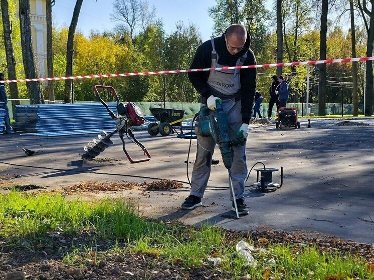 В Серпухове благоустраивают 34 детские площадки
