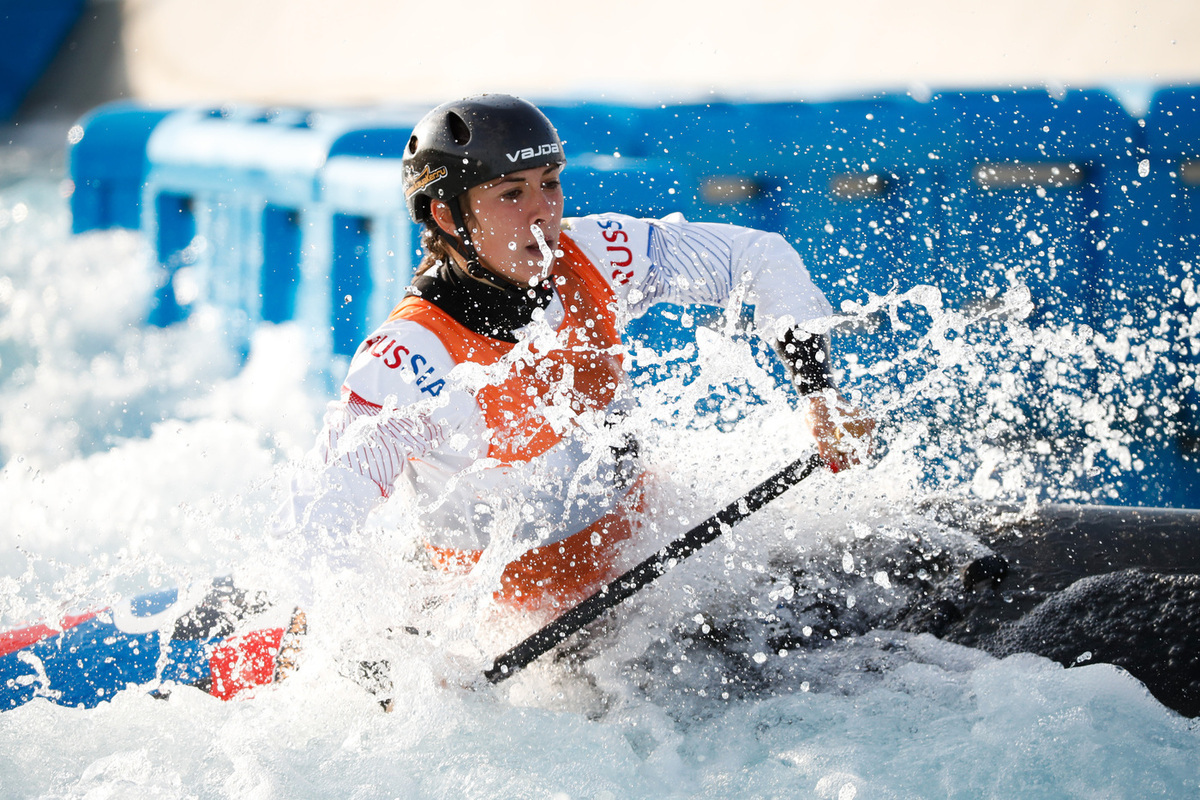 Миназова завоевала серебро ЧМ по гребному слалому